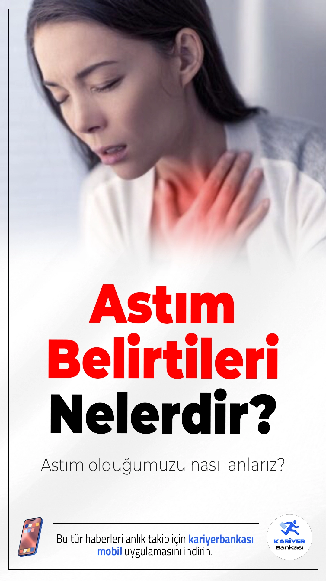 Astım Belirtileri Nelerdir? Astım Olduğumuzu Nasıl Anlarız?Astım, nefes almayı zorlaştıran kronik bir hastalıktır ve erken belirtiler doğru okunmazsa yaşam kalitesini ciddi şekilde düşürebilir.