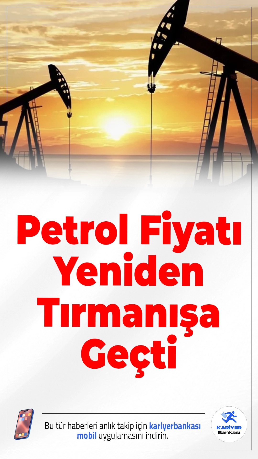 Petrol Fiyatı Yeniden Tırmanışa Geçti: Brent Petrol 107 Doları Aştı.ABD Başkanı Donald Trump’ın açıklamaları sonrası Brent petrolün varil fiyatı sert yükselerek 107 dolar seviyesini geçti.