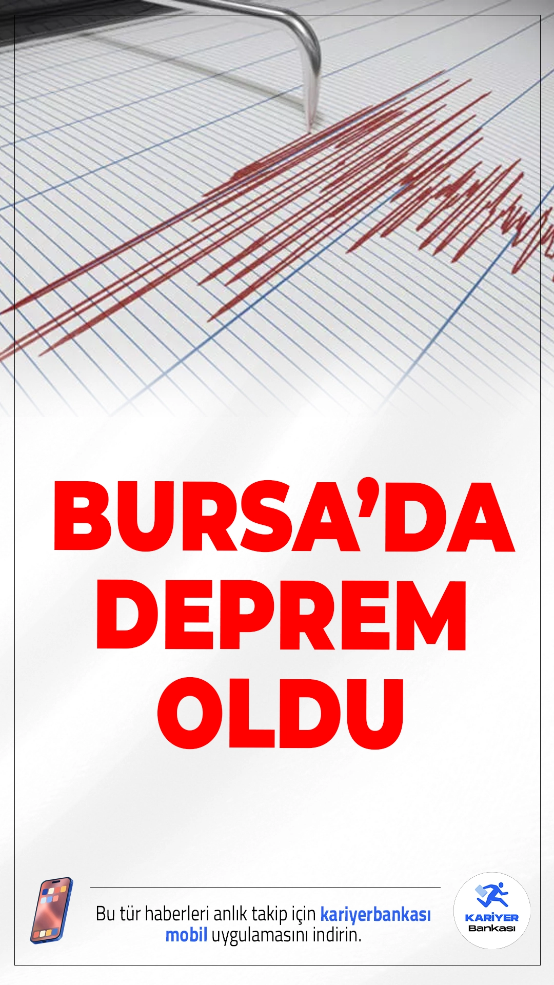 Bursa'da 3.9 Büyüklüğünde Deprem Oldu.Afet ve Acil Durum Yönetimi Başkanlığı tarafından paylaşılan bilgilere göre, 14 Nisan 2026 tarihinde Marmara Denizi’nde meydana gelen 3.9 büyüklüğündeki deprem Bursa Karacabey açıklarında kaydedildi.