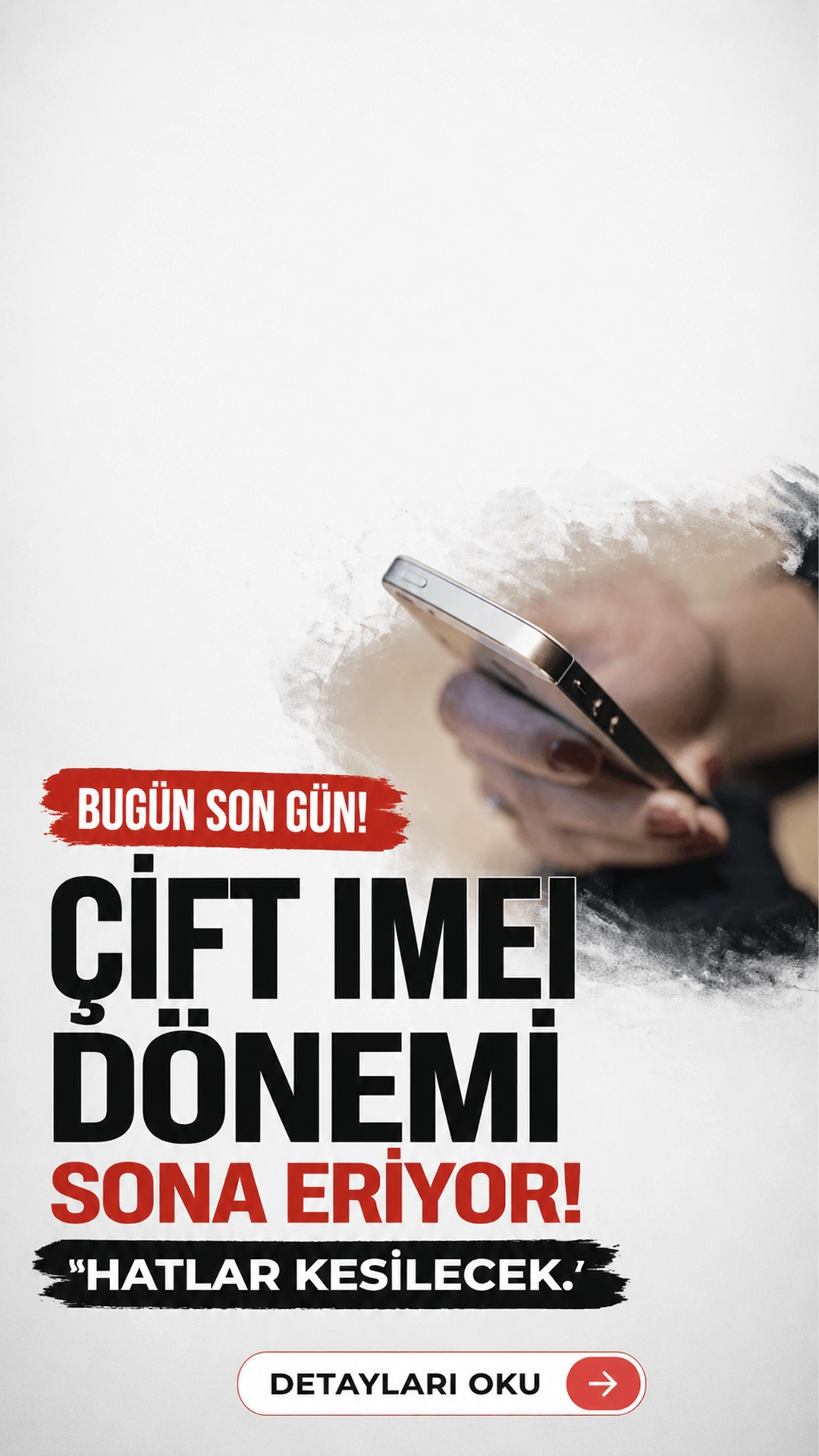 Kayıtsız Yurt Dışı Telefonlarda Son Gün: 120 Günlük Süre Doluyor.Kayıt dışı IMEI’li telefonlarda 120 günlük süre doluyor; hat kapanmaması için e-Devlet sorgulaması kritik.