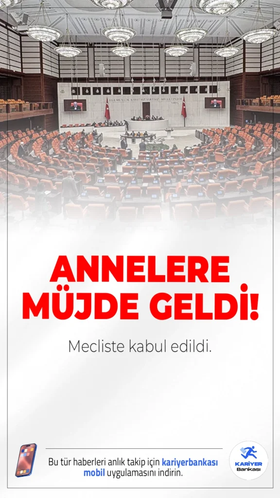 Son Dakika: Doğum İzni Düzenlemesi Yasalaştı.TBMM’de kabul edilen yeni yasa ile doğum izinleri artırıldı.