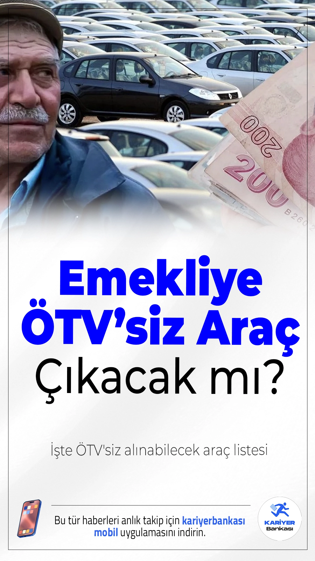 Emekliye ÖTV’siz Araç Çıkacak mı? İşte ÖTV'siz Alınabilecek Araç Listesi.2026 yılında ÖTV’siz araç düzenlemesinde önemli değişiklikler yapıldı. Engelli bireyler için kapsam genişlerken, emeklilere yönelik düzenleme ise henüz netleşmedi.