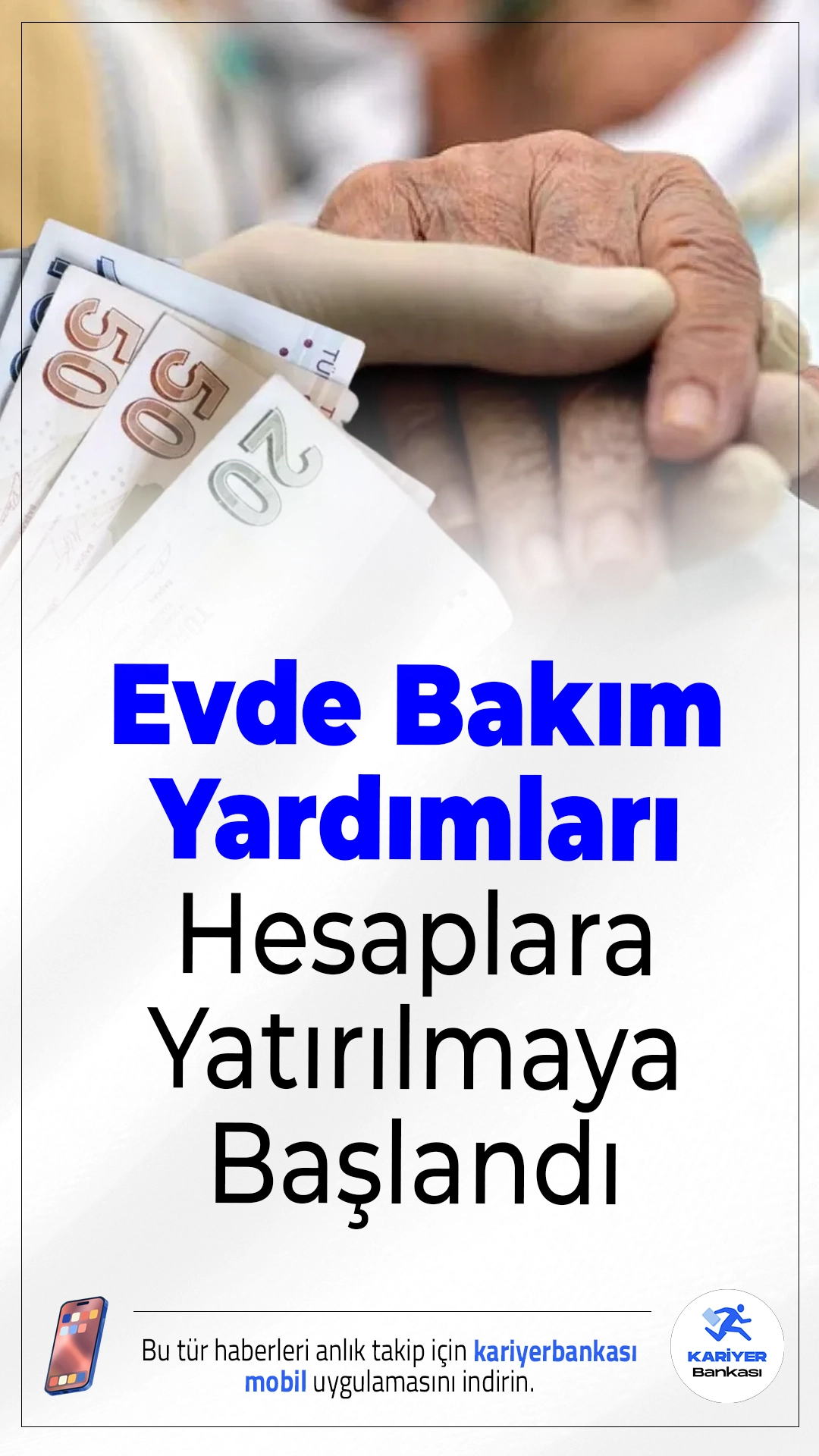 Evde Bakım Yardımları Hesaplara Yatırılmaya Başlandı.Aile ve Sosyal Hizmetler Bakanlığı, Nisan ayı evde bakım yardımı ödemelerini başlattı. Toplam 7,1 milyar TL hak sahiplerinin hesaplarına yatırılıyor.