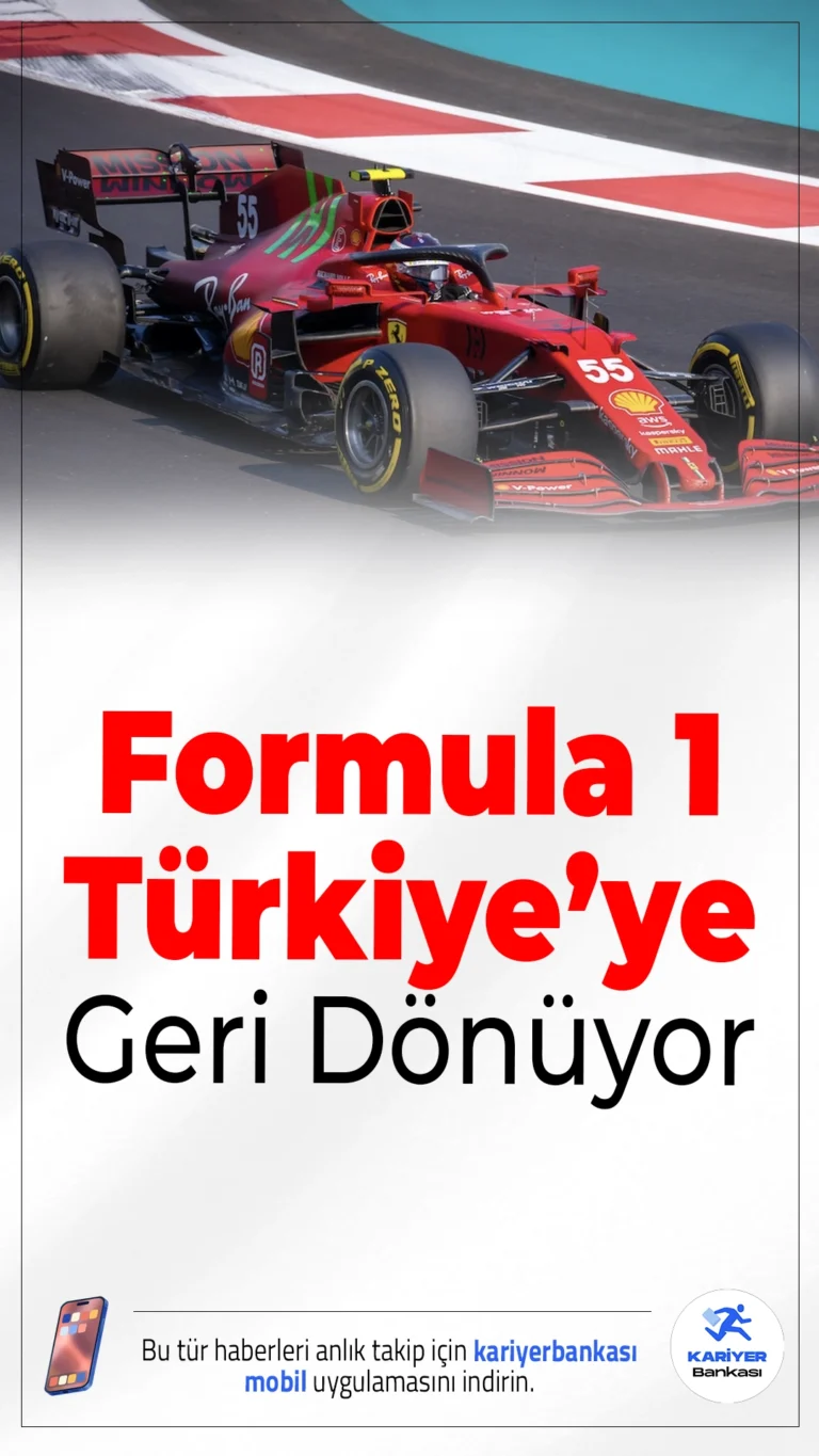 Formula 1 Türkiye’ye Geri Dönüyor