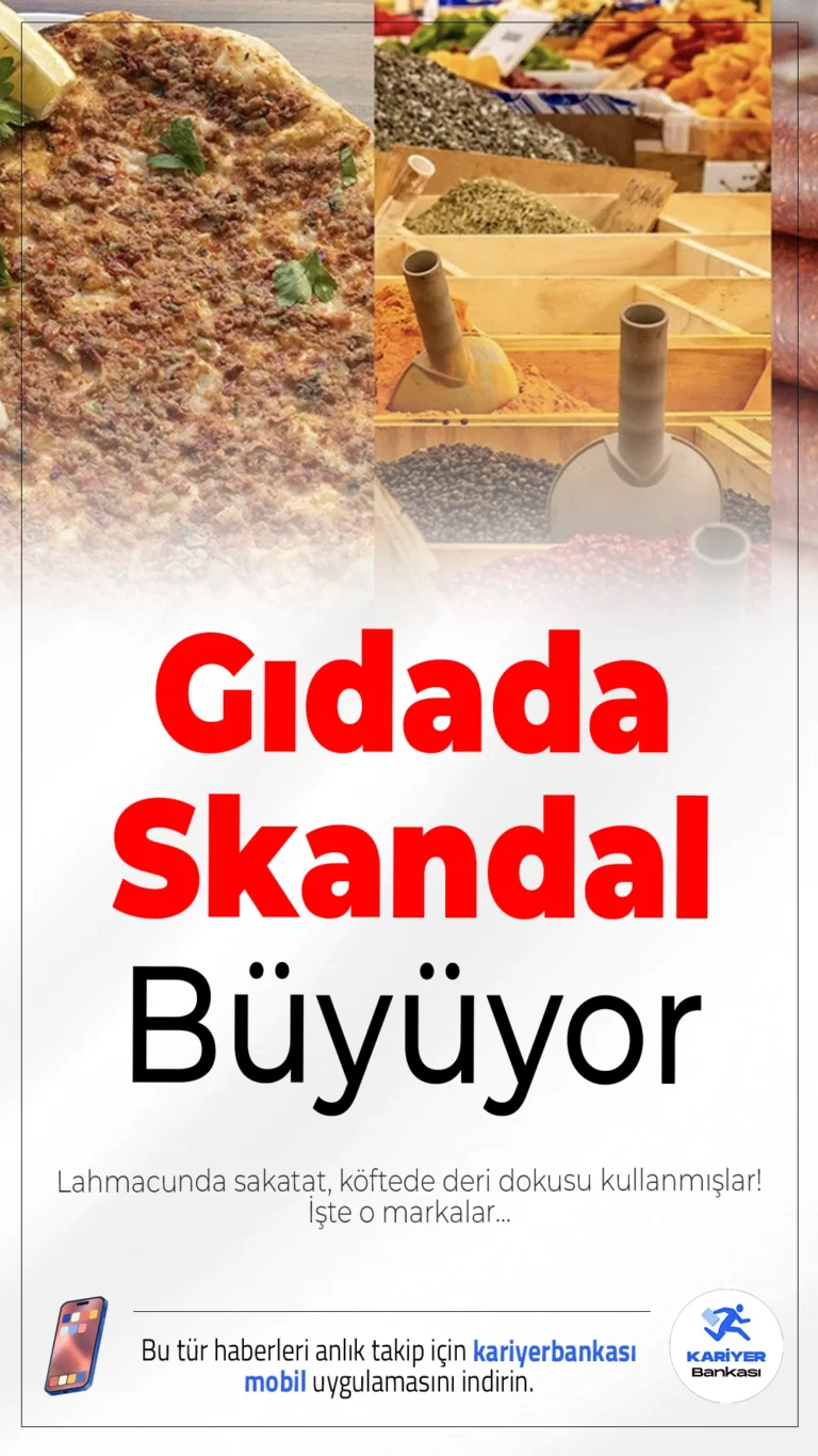 Gıdada Skandal Büyüyor: Bakanlık Sahte ve Hileli Ürünleri Tek Tek Açıkladı.Tarım ve Orman Bakanlığı denetimlerinde birçok üründe taklit ve tağşiş tespit edildi; bazı gıdaların sağlığı riske attığı açıklandı.