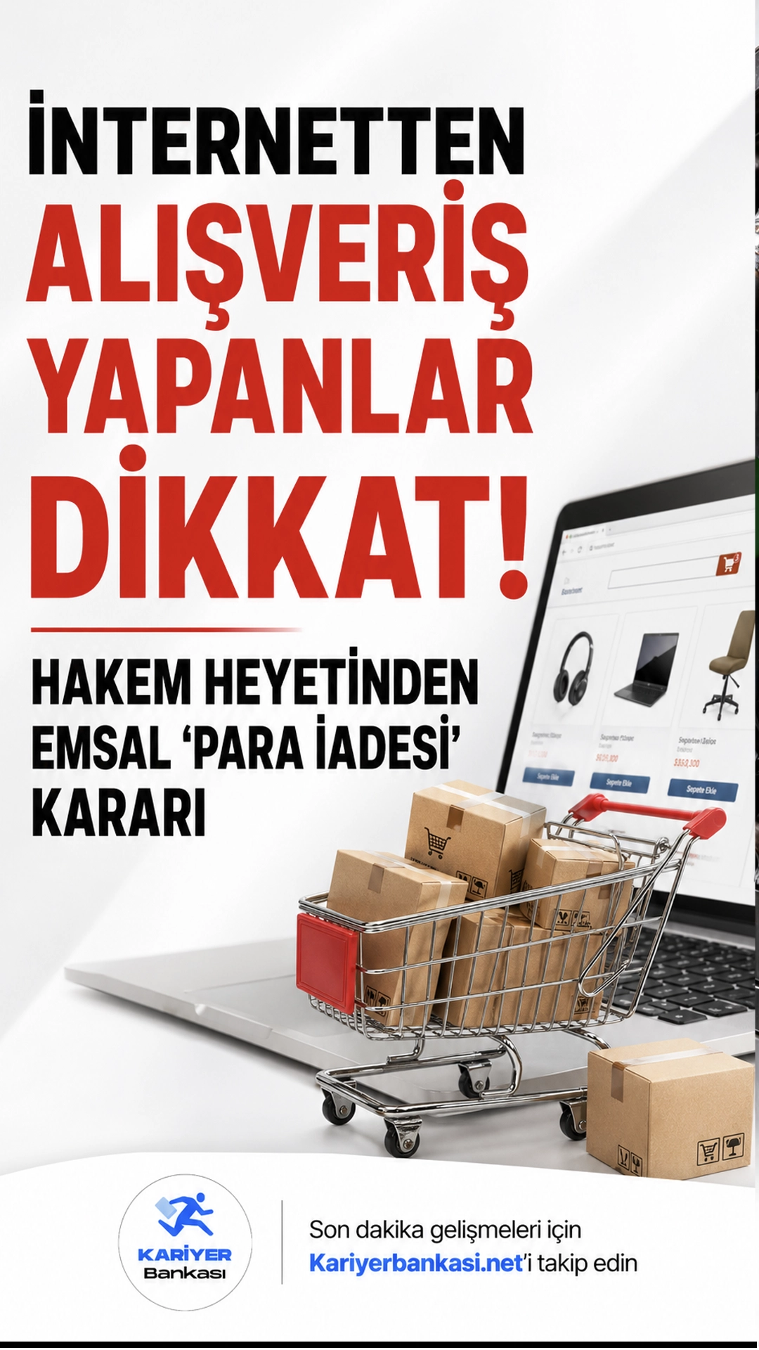 İnternetten aldığı ürün 60 gün teslim edilmeyen tüketici, hakem heyeti kararıyla parasını geri almaya hak kazandı.