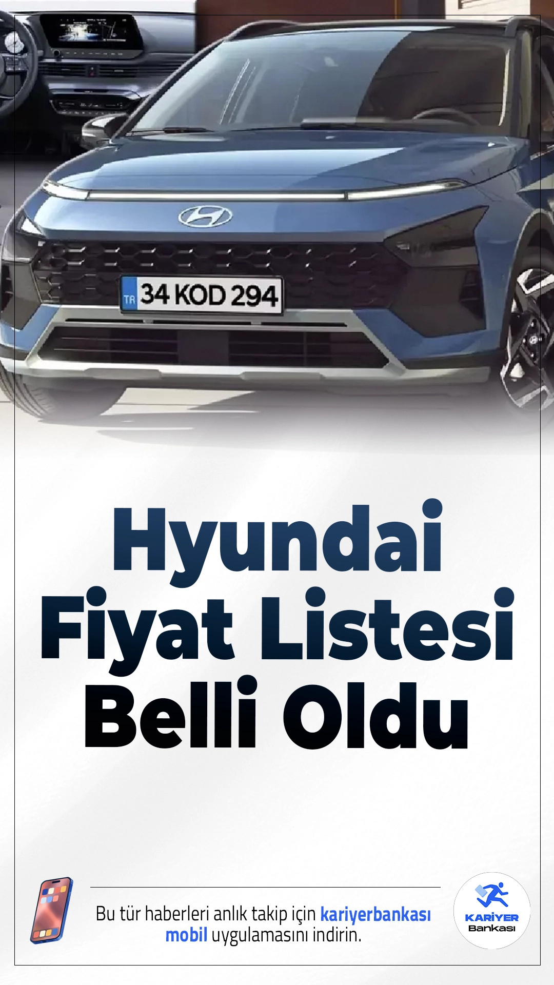 Hyundai Nisan 2026 Fiyat Listesi Belli Oldu.Hyundai, Nisan 2026’ya özel kampanyalarını duyurdu; indirim ve faizsiz kredi fırsatları dikkat çekti.Hyundai, Nisan 2026 sıfır araç fiyat listesini ve kampanyalarını açıkladı. Yapılan duyuruya göre markanın birçok modelinde hem yüksek tutarlı indirimler hem de faizsiz kredi imkanları sunuluyor.