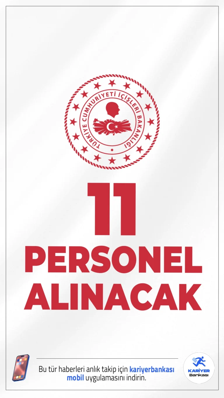 İçişleri Bakanlığı 11 Personel Alımı Yapacak.İçişleri Bakanlığı, Bilgi Teknolojileri Genel Müdürlüğü bünyesinde görevlendirilmek üzere toplam 11 personel alımı gerçekleştireceğini duyurdu. Resmi ilana göre alımlar, yazılı ve sözlü sınav başarı sırasına göre yapılacak. Başvuru şartları ve diğer detaylar haberimizde.