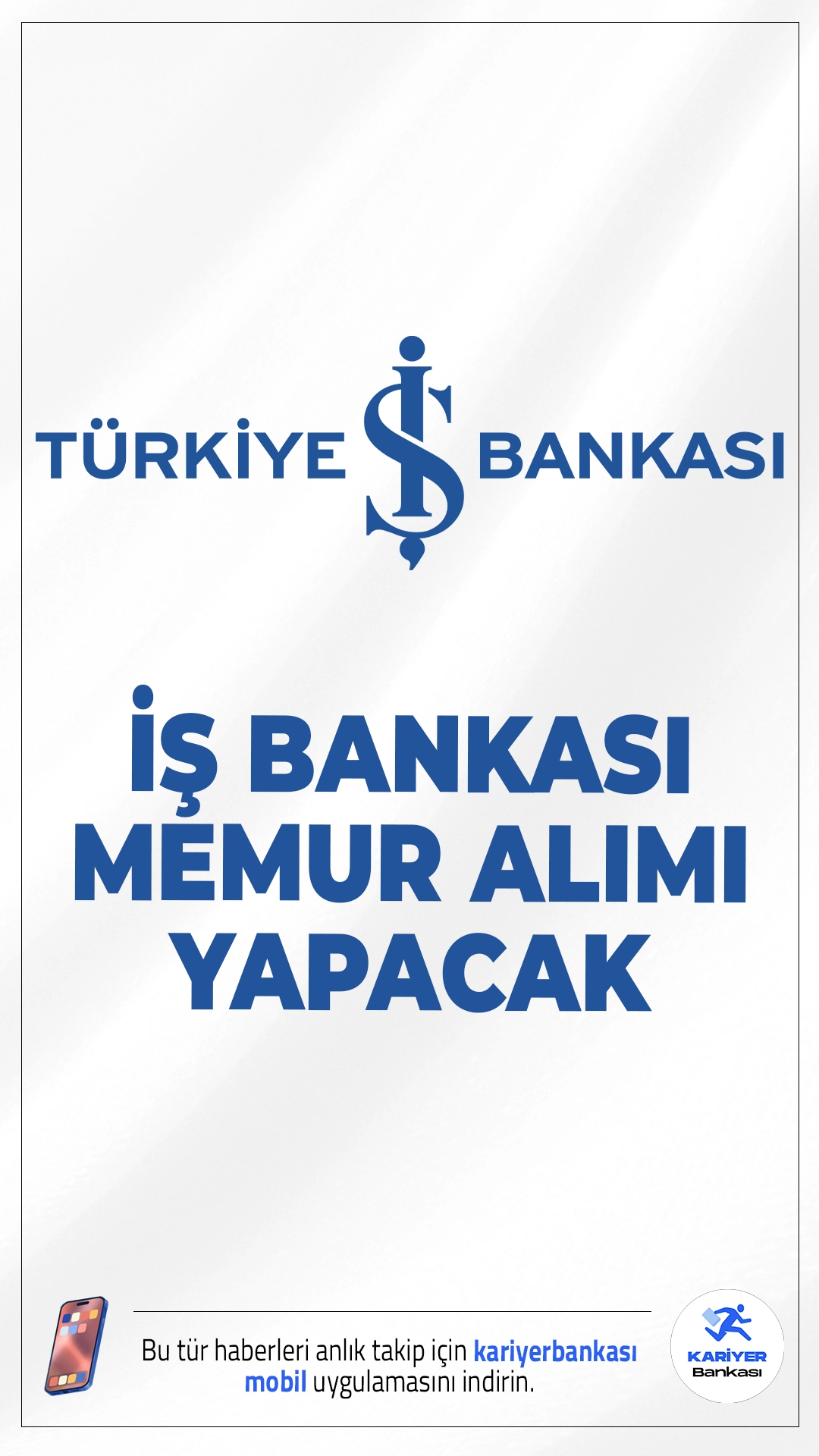 İş Bankası Memur Alımı Yapacak!İşte Şartlar..Türkiye’nin önde gelen bankalarından biri olan İş Bankası, İstanbul genelinde görevlendirilmek üzere memur alımı gerçekleştireceğini duyurdu. Yapılan açıklamaya göre alımlar, İstanbul’un birçok ilçesinde bulunan şubelerde istihdam edilmek üzere yapılacak. Adaylar, bankanın temel hizmet alanlarında aktif görev alacak.