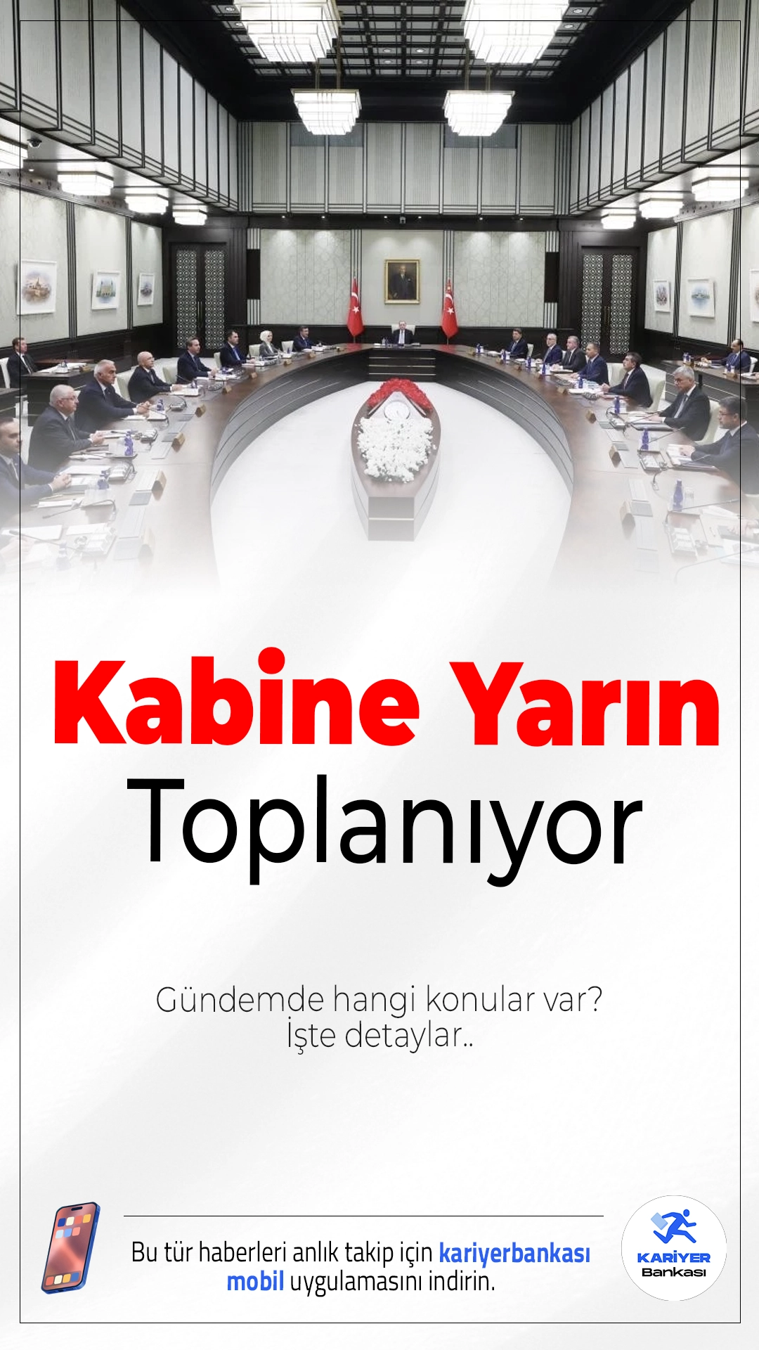Kabine Yarın Toplanıyor: Gündemde Güvenlik, Orta Doğu ve Ekonomi Var.Cumhurbaşkanlığı Kabinesi yarın Beştepe’de toplanacak, okul güvenliği ve bölgesel gelişmeler öncelikli başlıklar arasında yer alıyor.