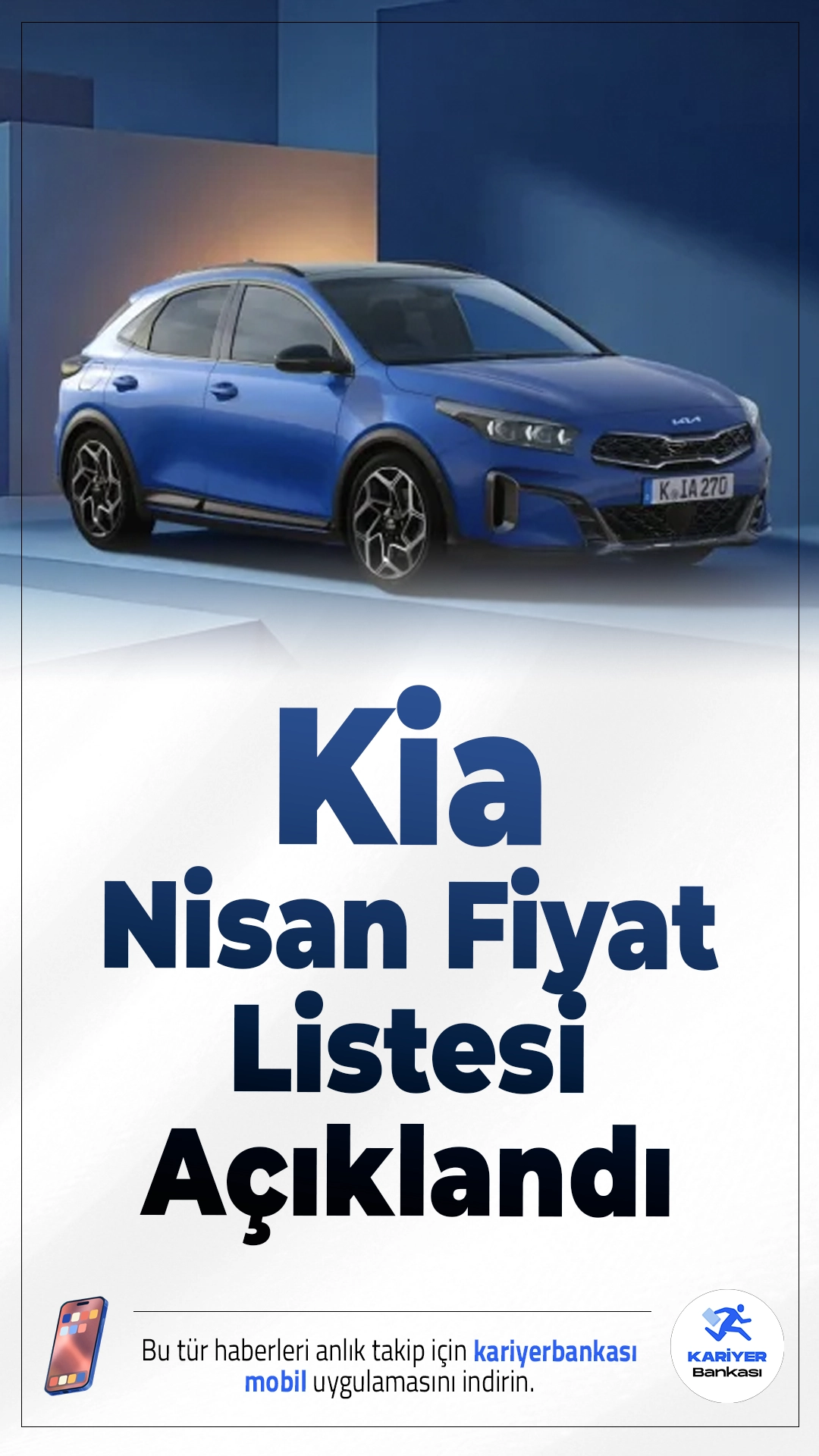 Kia Nisan 2026 Fiyat Listesi.Kia’nın Nisan 2026 fiyat listesi yayımlandı; kampanyalarla birlikte bazı modellerde 300 bin TL’ye varan indirim dikkat çekti.