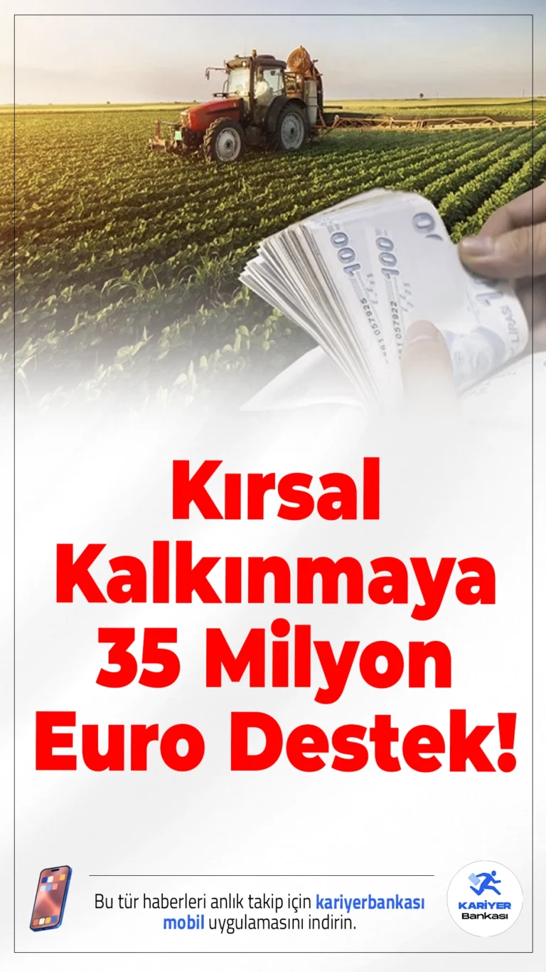 Kırsal Kalkınmaya 35 Milyon Euro Destek! 2026’da Rekor Bütçe Açıklandı.Tarım ve Orman Bakanlığı, kırsal kalkınmayı güçlendirecek dev bir destek paketini duyurdu. Tarım ve Orman Bakanı İbrahim Yumaklı, IPARD III Programı kapsamında 155 yerel eylem grubuna toplam 35 milyon euro hibe desteği sağlanacağını açıkladı.