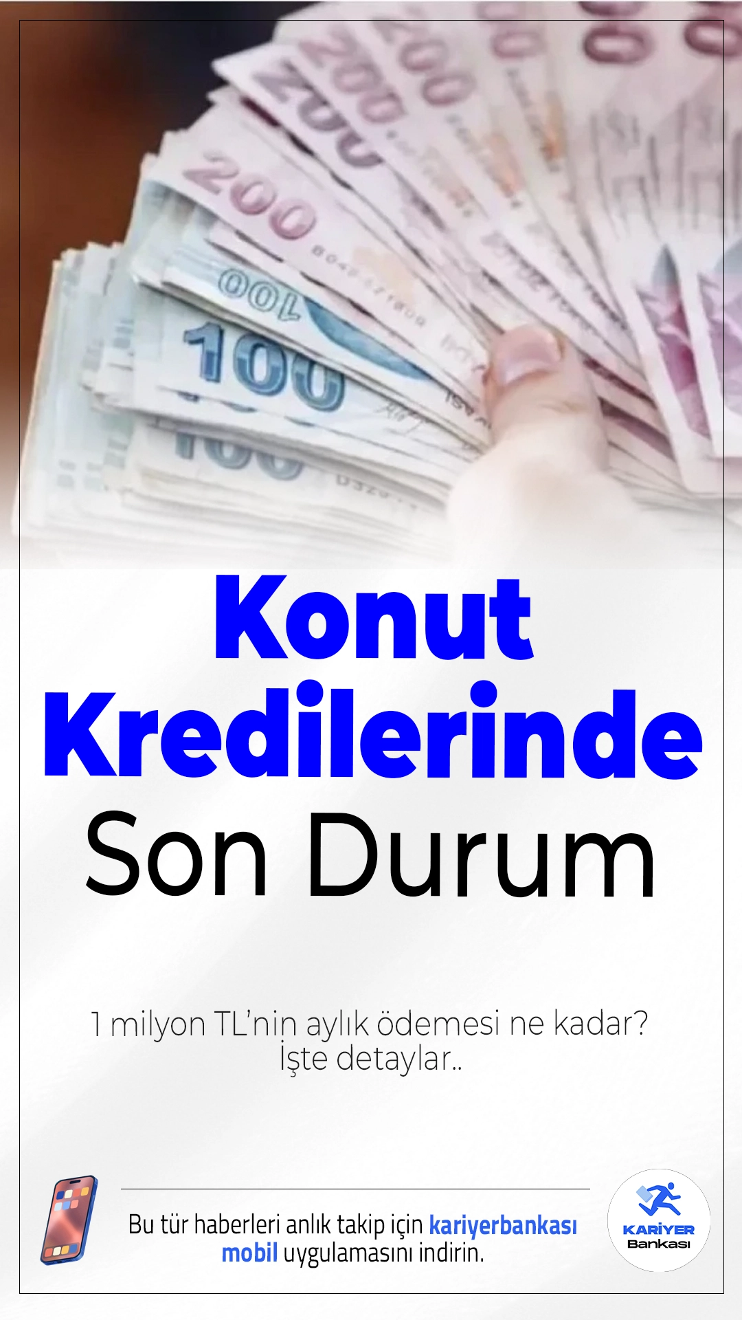 1 Milyon TL’nin Aylık Ödemesi Ne Kadar? İşte Detaylar..Konut kredisi faizlerinde son durum merak edilirken, 1 milyon TL kredinin aylık ödemesi 26 bin TL’yi aştı.