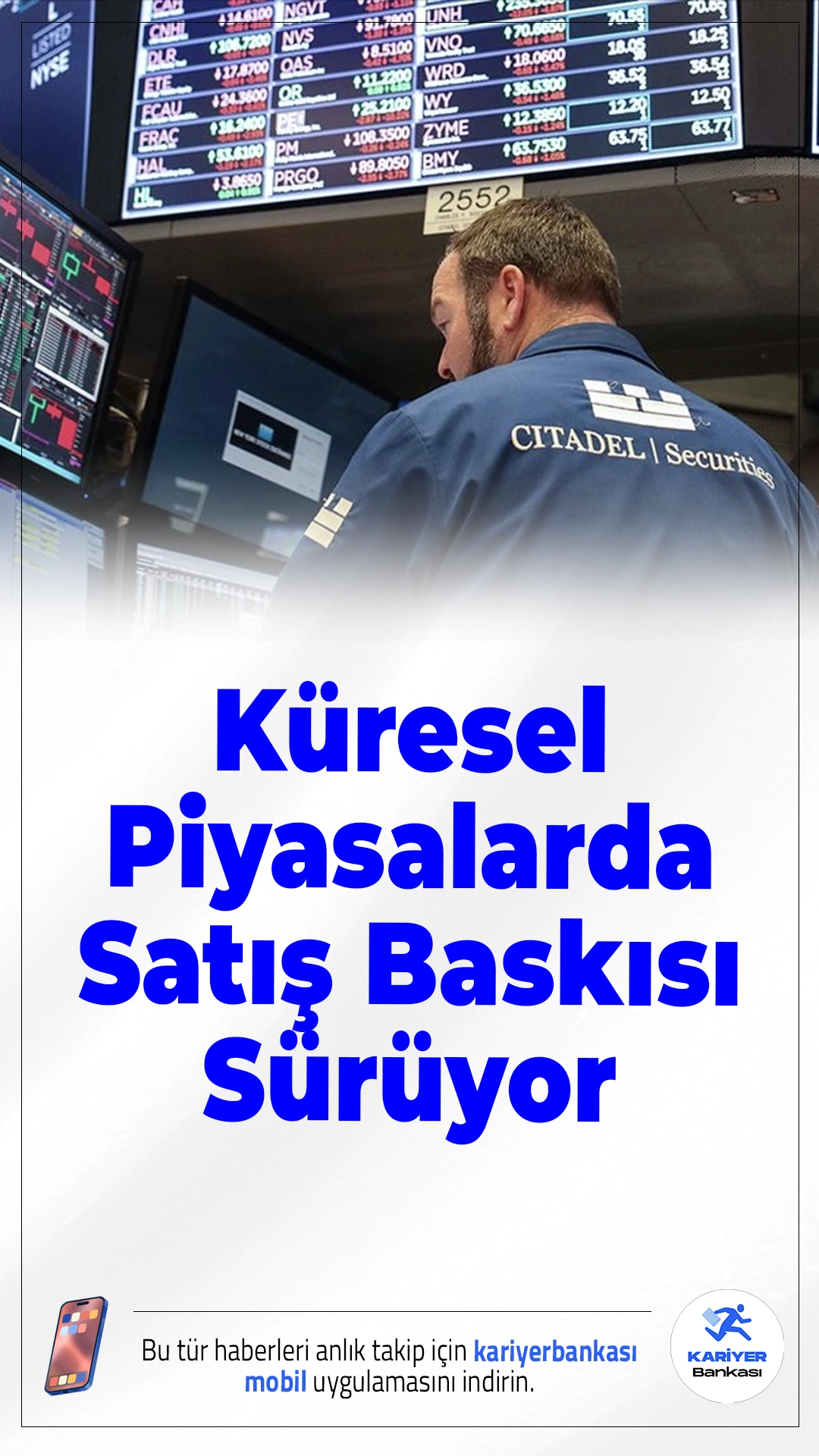 Küresel Piyasalarda Satış Baskısı Sürüyor.ABD-İran gerilimi ve Hürmüz Boğazı’ndaki riskler küresel piyasalarda satış dalgasını güçlendiriyor.
