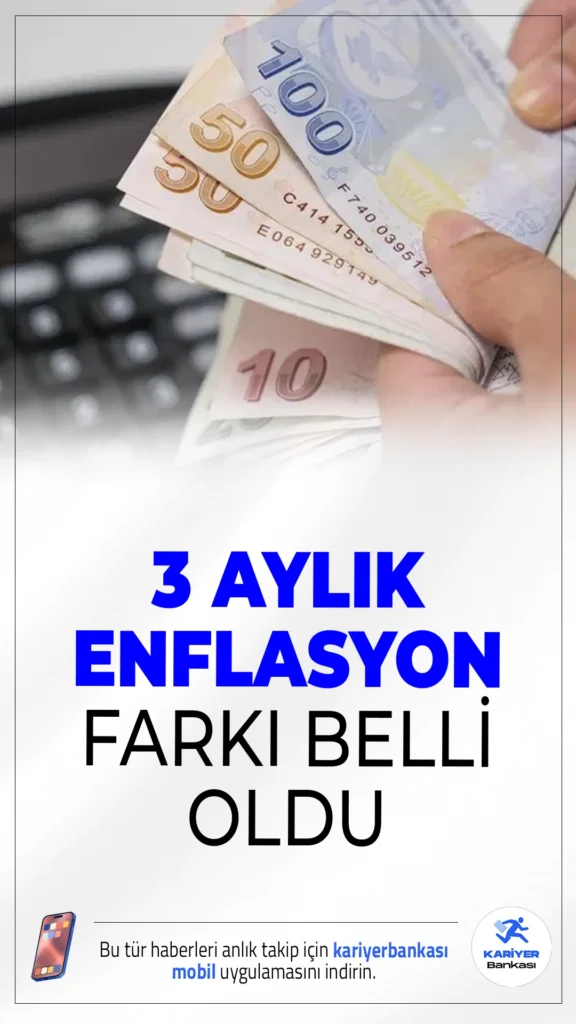 Memur ve Emeklinin 3 Aylık Enflasyon Farkı Netleşti.Mart ayı enflasyon verisinin açıklanmasıyla memur ve emeklilerin 3 aylık zam farkı ortaya çıktı.