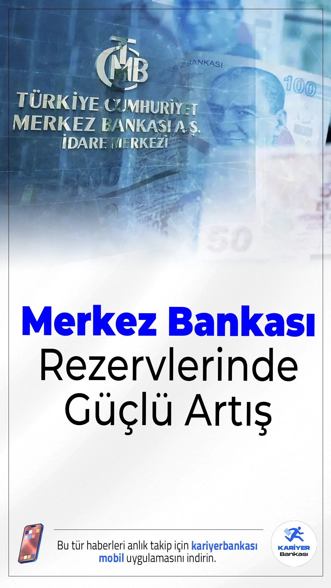 Merkez Bankası Rezervlerinde Güçlü Artış.10 Nisan haftasında TCMB rezervleri 9,1 milyar dolar artarak yaklaşık 170,8 milyar dolara yükseldi.