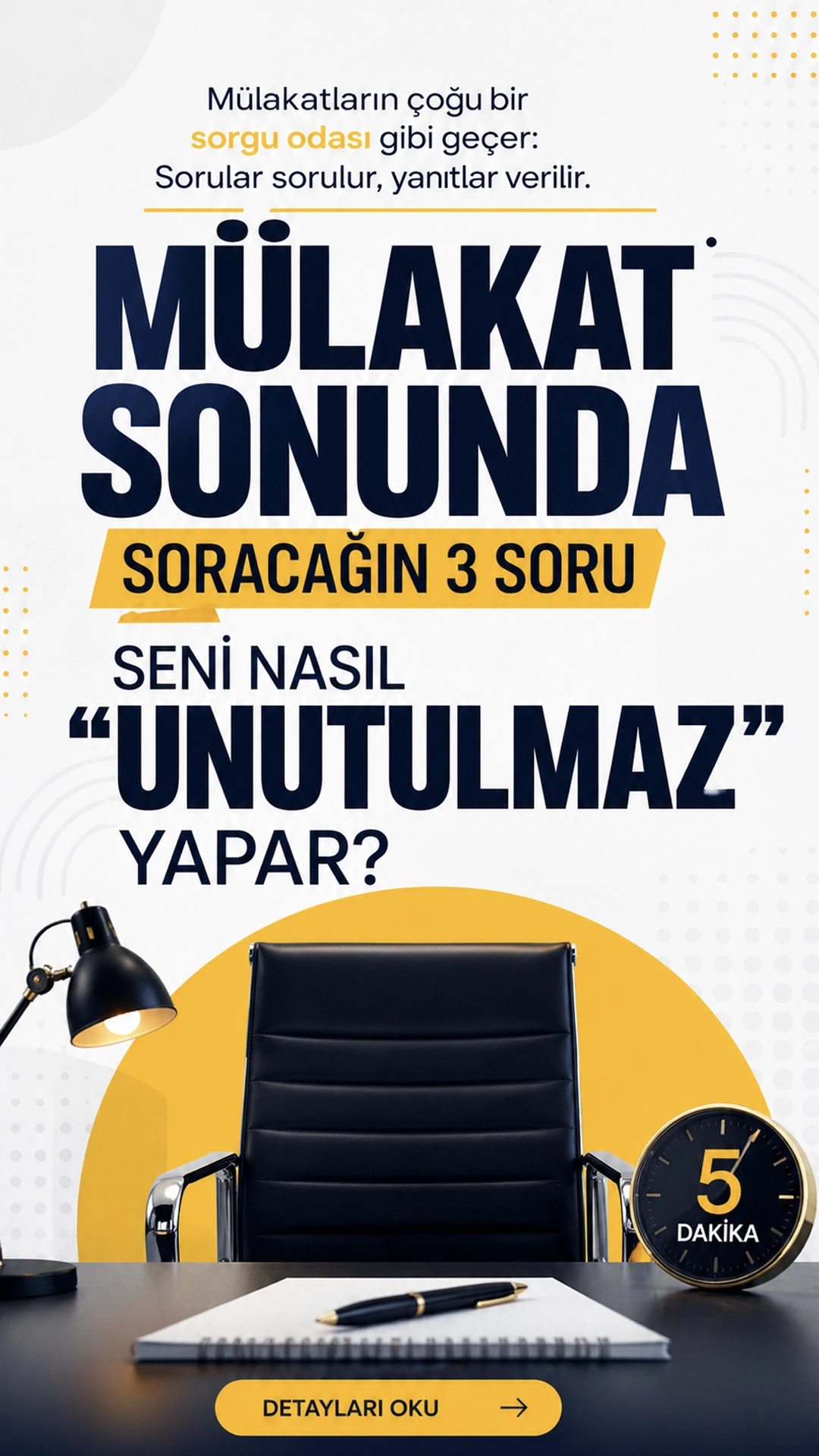 Mülakat Sonunda Soracağın 3 Soru Seni Nasıl "Unutulmaz" Yapar?