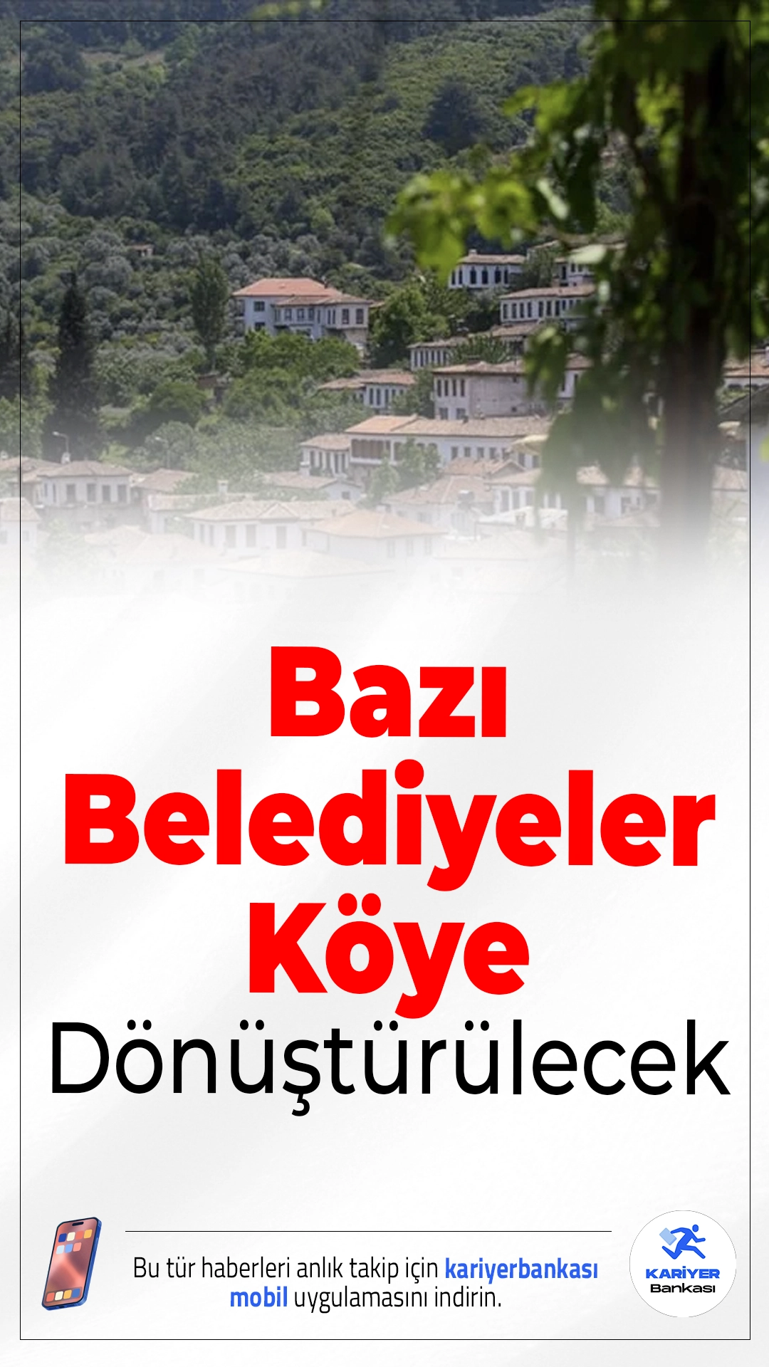 Nüfusu 2 Bin Altına Düşen Belediyeler Köye Dönüştürülecek.Türkiye’de yerel yönetim yapısını doğrudan etkileyecek önemli bir gelişme yaşandı. Anayasa Mahkemesi (AYM), nüfusu 2 binin altına düşen belediyelerin köye dönüştürülmesini öngören düzenleme hakkında yapılan iptal başvurusunu reddetti. Böylece söz konusu düzenleme yürürlükte kalmaya devam edecek.