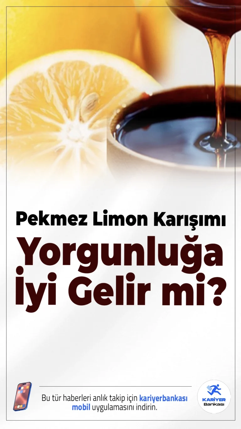 Pekmez Limon Karışımı Yorgunluğa İyi Gelir mi? Uzmanlardan Uyarı.Pekmez ve limon, demir ile C vitamini desteği nedeniyle yorgunluk ve kansızlık şikayetlerinde sıkça gündeme geliyor.