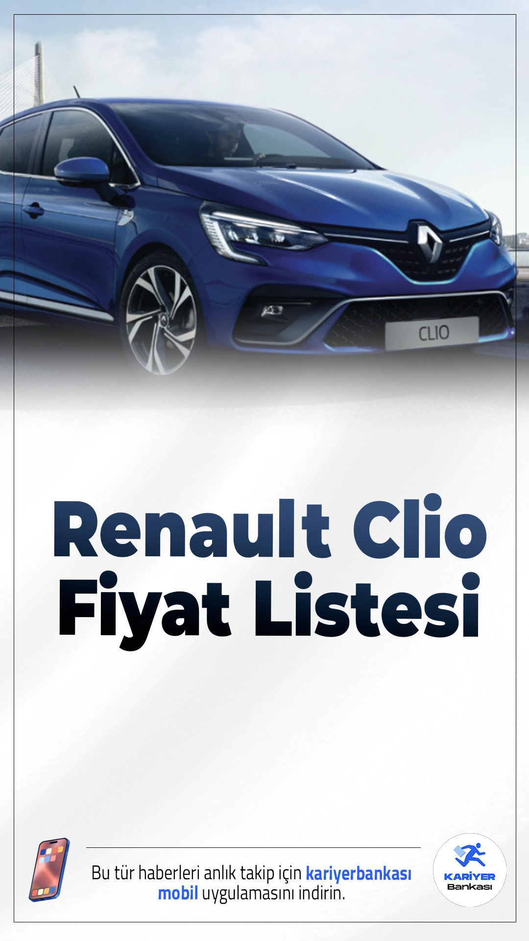 Renault Clio Nisan 2026 Fiyat Listesi.Türkiye’de en çok tercih edilen modellerden biri olan Renault Clio’nun Nisan 2026 fiyatları açıklandı.