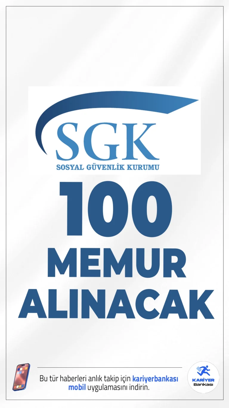SGK 100 Memur Alımı Yapacak.Sosyal Güvenlik Kurumu (SGK), taşra teşkilatında görevlendirilmek üzere 100 memur alımı yapacağını duyurdu. Alımlar, sözlü sınav yöntemi ile gerçekleştirilecek olup adaylar KPSS puan sıralamasına göre değerlendirilecektir. Başvuru şartları ve diğer detaylar haberimizde.