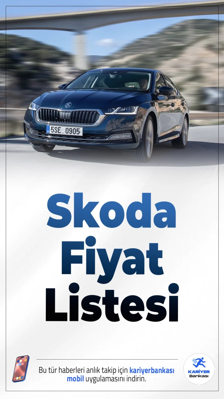 Skoda Nisan 2026 Fiyat Listesi Açıklandı.Skoda, Nisan 2026 kampanyasını duyurdu; bazı modellerde 600 bin TL’ye yaklaşan indirimler dikkat çekti.