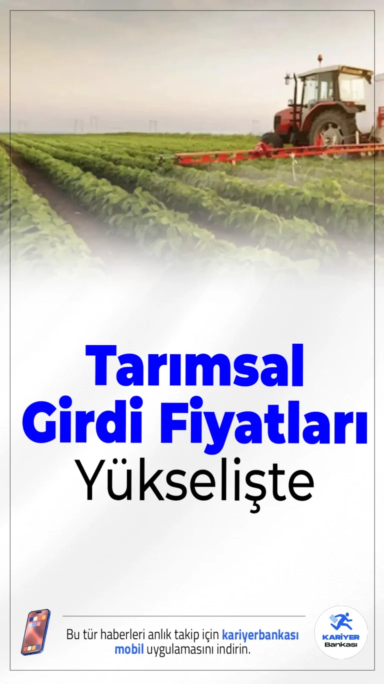 Tarımsal Girdi Fiyatları Yükselişte: Şubatta Yıllık Artış %31,55.Tarımda maliyetler artmaya devam ediyor; şubat ayında girdi fiyatları hem aylık hem yıllık bazda yükseldi.