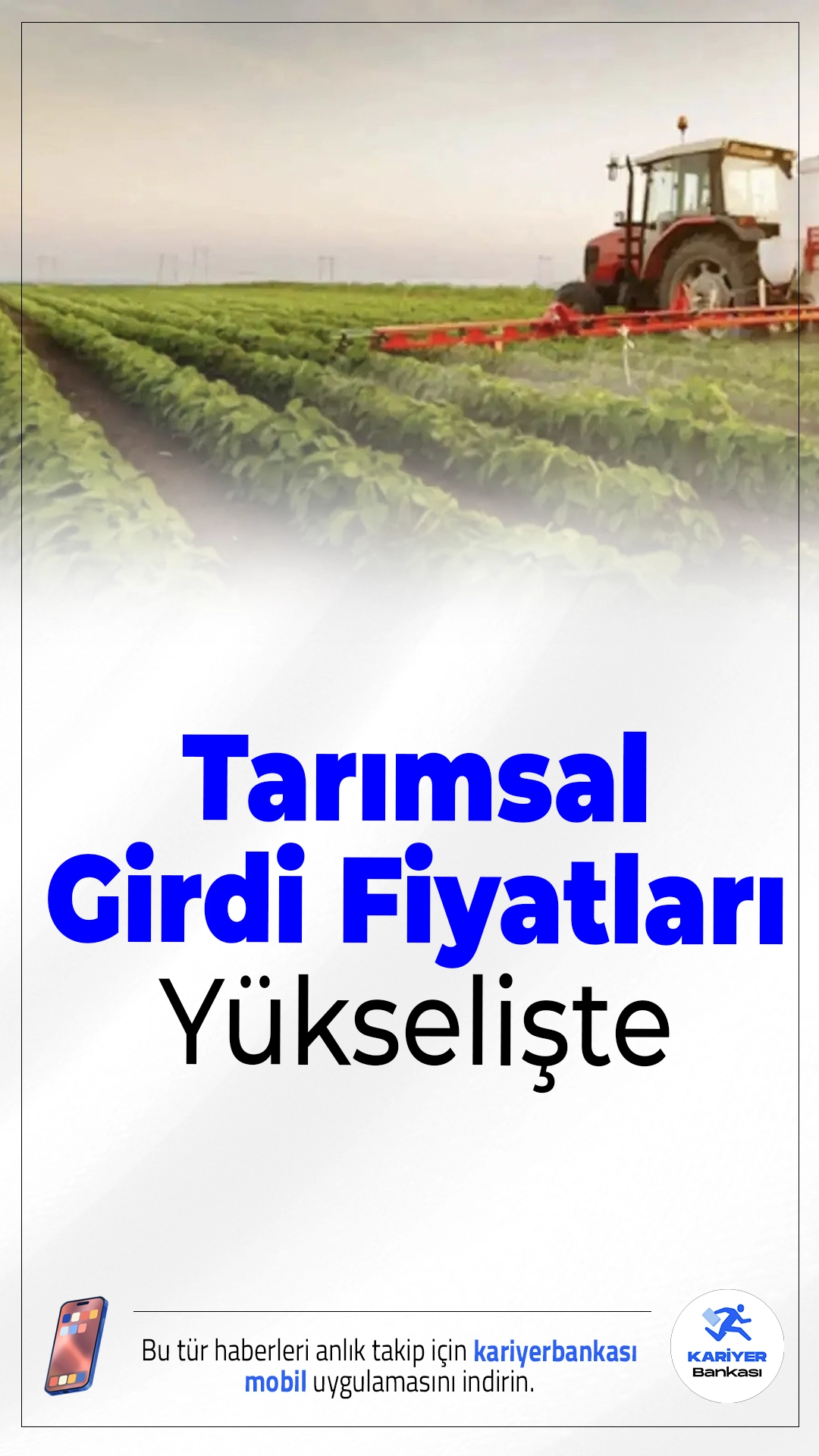Tarımsal Girdi Fiyatları Yükselişte: Şubatta Yıllık Artış %31,55.Tarımda maliyetler artmaya devam ediyor; şubat ayında girdi fiyatları hem aylık hem yıllık bazda yükseldi.