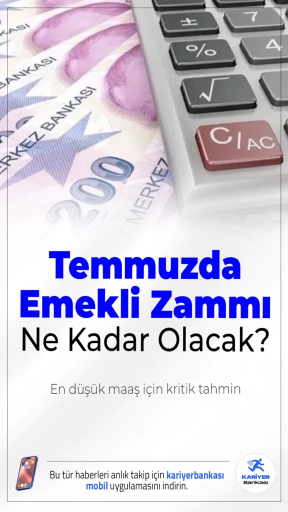 Temmuzda Emekli Zammı Ne Kadar Olacak? En Düşük Maaş İçin Kritik Tahmin.Temmuz zammı için ilk veriler netleşmeye başladı. 3 aylık enflasyona göre emekliler şimdiden yüzde 10’un üzerinde zammı garantiledi.