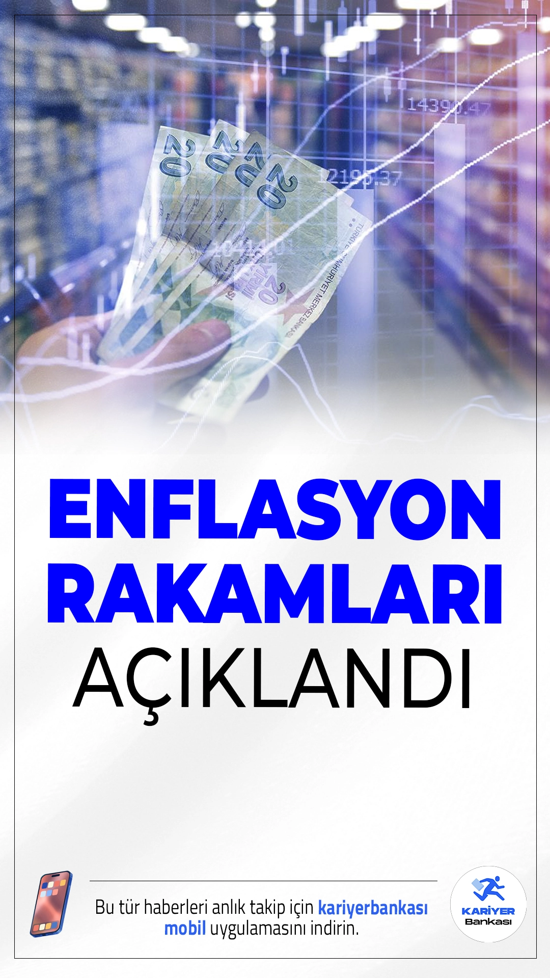 Mart Ayı Enflasyon Rakamları Açıklandı.Mart ayında enflasyon beklentilerin altında gelerek aylık %1,94, yıllık bazda %30,87 olarak açıklandı.
