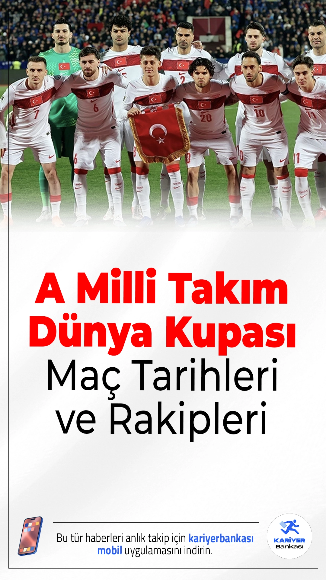 Türkiye Dünya Kupası’nda Rakipler Belli Oldu, Maç Tarihleri Açıklandı.24 yıl aradan sonra Dünya Kupası’na katılma hakkı kazanan A Milli Takımımızın grubu ve maç programı netleşti.