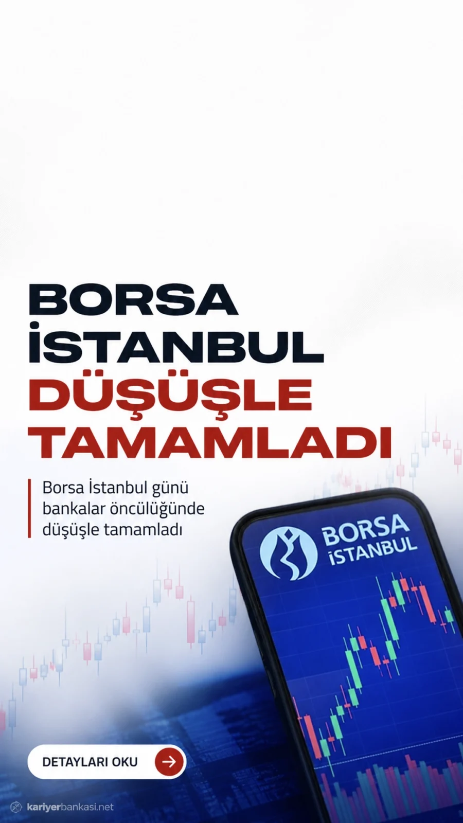 Borsa İstanbul Günü Bankalar Öncülüğünde Düşüşle Tamamladı.Borsa İstanbul’da BIST 100 endeksi, bankacılık hisselerindeki sert düşüşle günü 14.369,61 puandan kapattı.