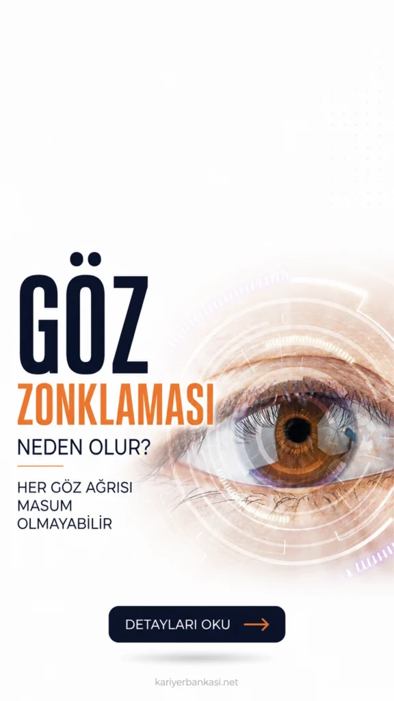 Göz Zonklaması Neden Olur? Her Göz Ağrısı Masum Olmayabilir.Göz zonklaması; ekran yorgunluğu, migren, sinüzit, enfeksiyon veya glokom gibi nedenlerle ortaya çıkabilir.