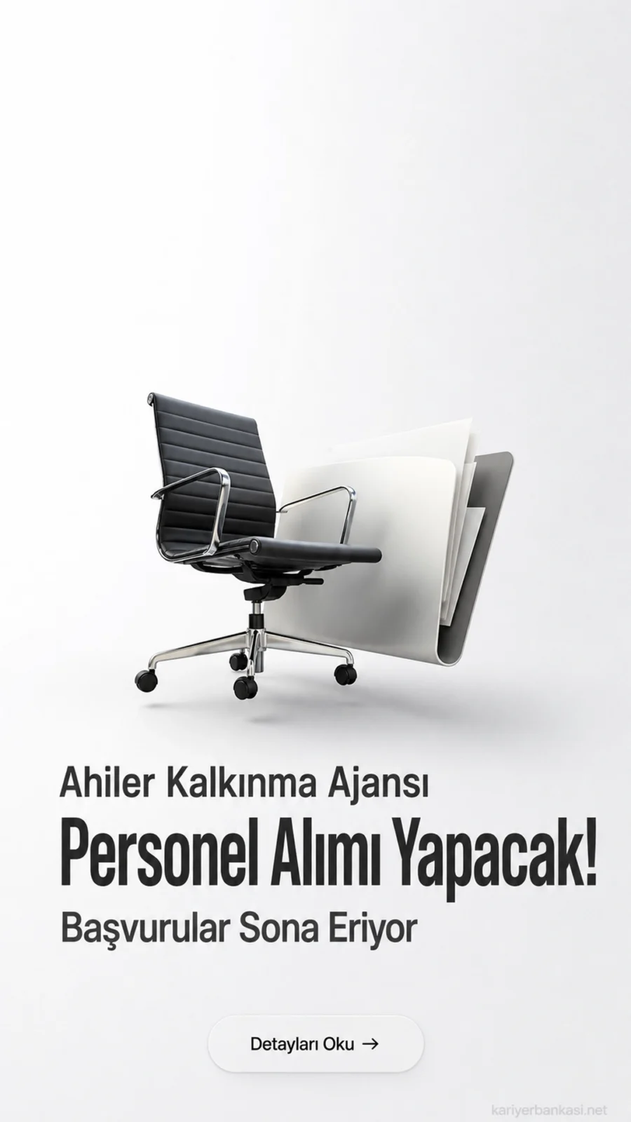 Ahiler Kalkınma Ajansı 5 uzman ve 1 destek personeli alımı için başvuruları Kariyer Kapısı üzerinden alıyor.