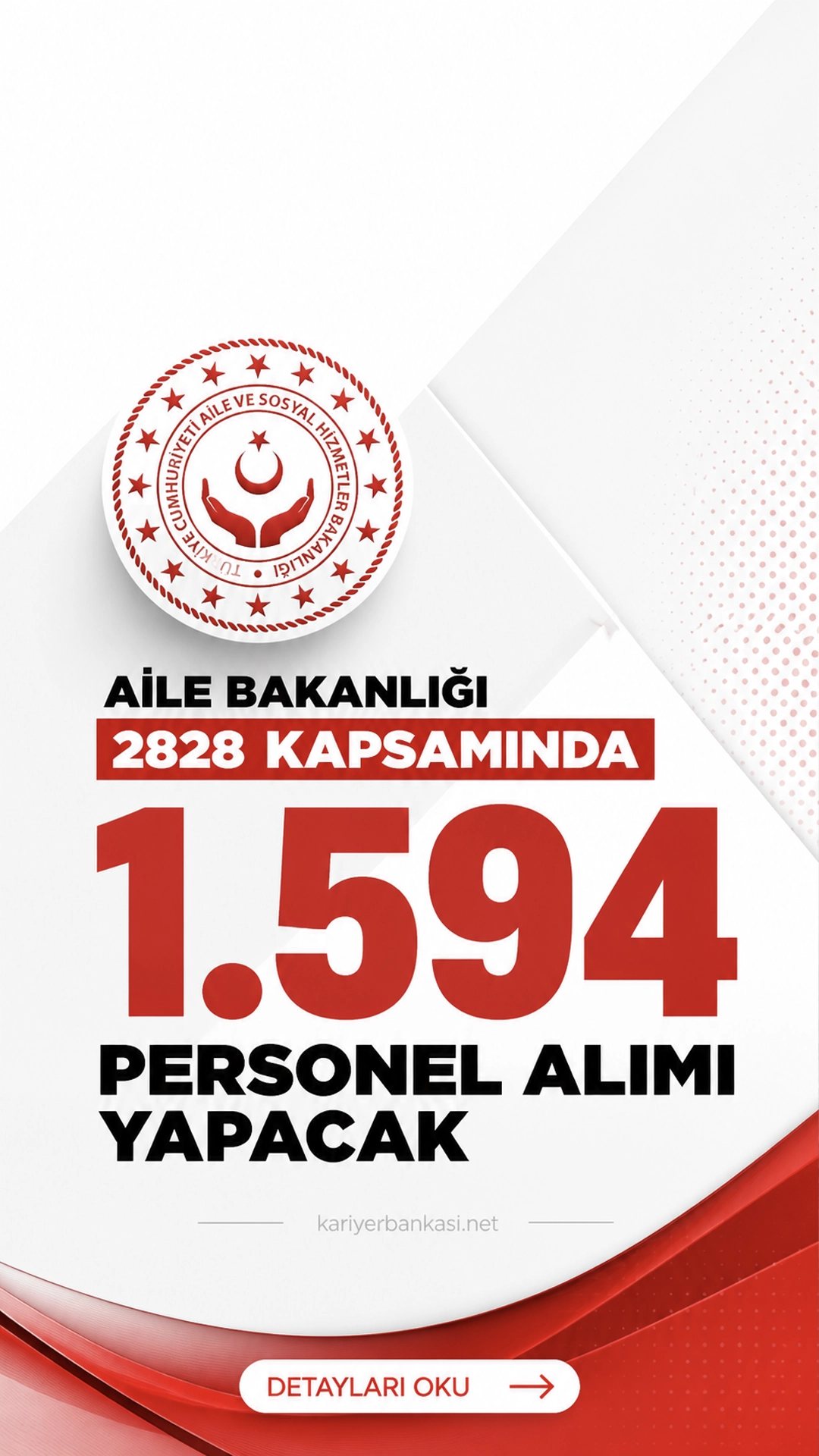 Aİle Bakanlığı 2828 Kapsamında 1.594 Personel Alımı Yapacak.Sosyal Hizmetler Kanunu kapsamında istihdam edilecek hak sahipleri için 2026 Mayıs Dönemi Tercih Kılavuzu yayımlandı. 