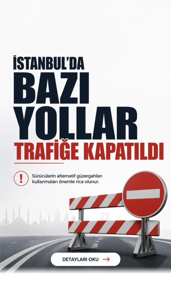 İstanbul’da 1 Mayıs Tedbirleri: Bazı Yollar Trafiğe Kapatıldı.İstanbul’da 1 Mayıs tedbirleri kapsamında Taksim, Beyoğlu, Şişli, Beşiktaş, Kadıköy ve Kartal’da ulaşım düzenlemesi yapıldı.