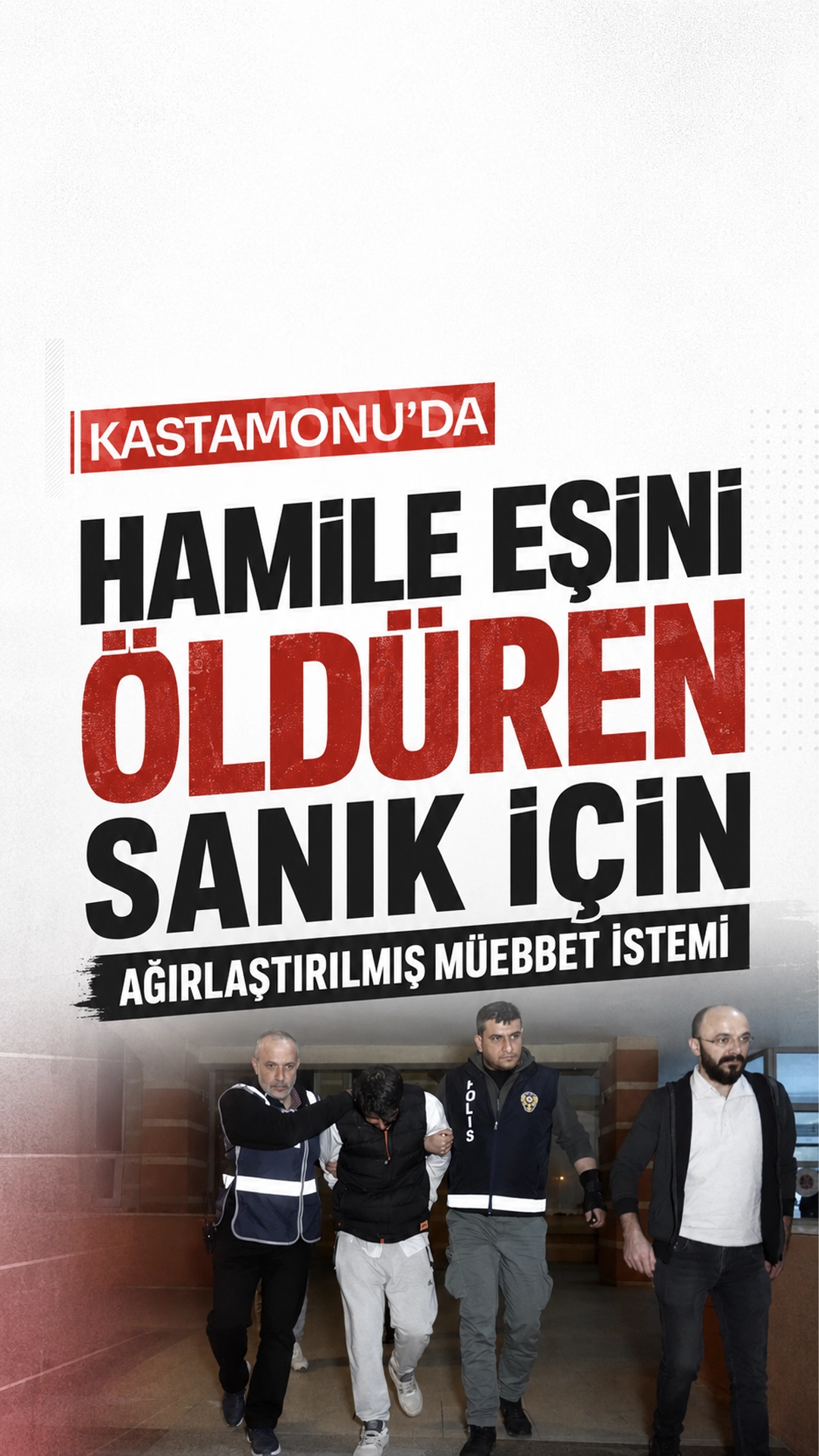Kastamonu’da hamile eşini öldürdüğü iddiasıyla yargılanan Berkan Civil hakkında savcı ağırlaştırılmış müebbet hapis cezası talep etti.
