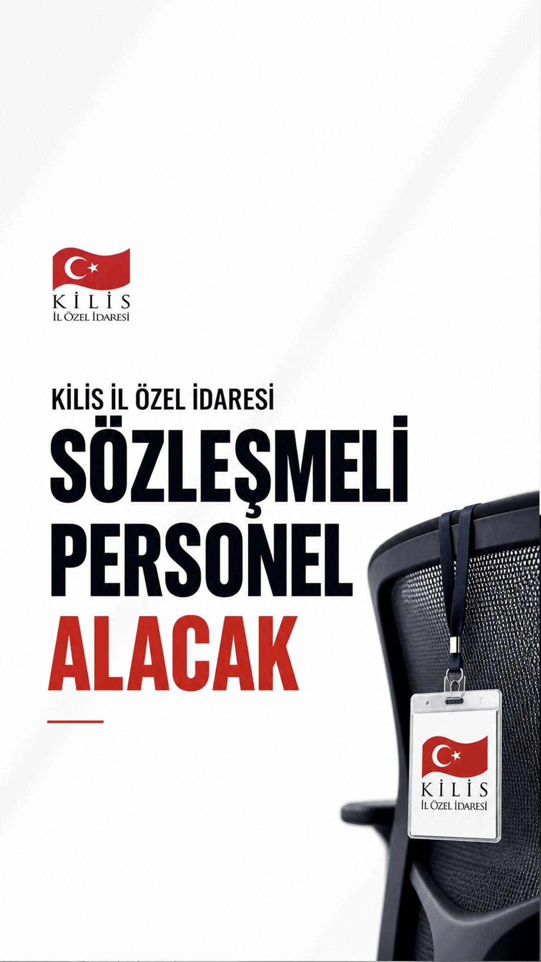 Kilis İl Özel İdaresi personel alımı başvuruları 1-12 Haziran 2026 tarihleri arasında alınacak.