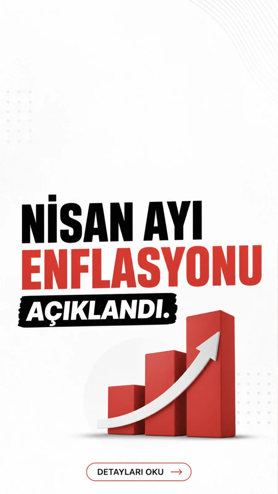 Nisan Ayı Enflasyon Rakamları Açıklandı.TÜİK sayfasından yayımlanan duyuruya göre, Tüketici Fiyat Endeksi (TÜFE), nisanda aylık bazda yüzde 4,18, yıllık bazda yüzde 32,37 oldu.